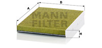 Kupéfilter MANN-FILTER FP 2862