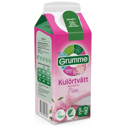 Grumme Tvättmedel Kulörtvätt Pion 750ml