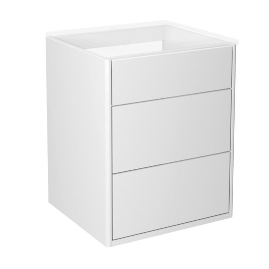 Gustavsberg Graphic Kommod 45 cm, utan tvättställ Vit