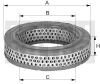 Luftfilter MANN-FILTER C 1415