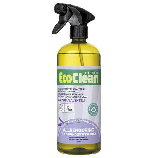 EcoClean Nordic Naturlig Allrengöring Lavendel, 750 ml