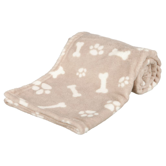 Trixie Kenny Filt Plysch 75 × 50 cm Beige 1 st