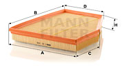 Luftfilter MANN-FILTER C 31 143