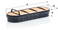 Sekundärluftfilter MANN-FILTER CF 30 100