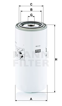 Bränslefilter MANN-FILTER WK 929 x