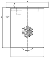 Filter, tryckluft MANN-FILTER LE 27 007 x