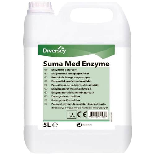 Diversey Maskindisk, Enzym, milt flytande rengöringsmedel för medicinska instrument, 5 l, set med 2 dunkförpackningar