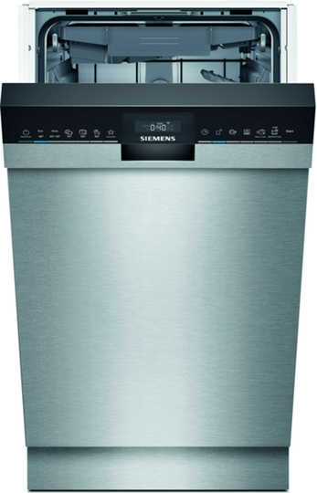 Siemens Sr45zs09ms Iq500 Inbyggd Diskmaskin - Rostfritt Stål