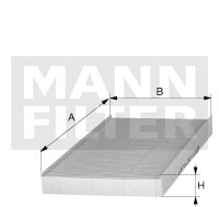 Kupéfilter MANN-FILTER CUK 21 016