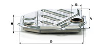 Hydraulikfilter, automatväxel MANN-FILTER H 2014