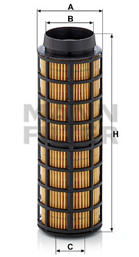 Bränslefilter MANN-FILTER PU 7017 z