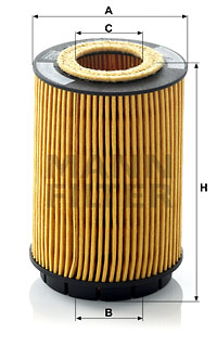 Oljefilter MANN-FILTER HU 713 x
