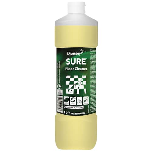 SURE® Golvrengöring, växtbaserad och 100 % nedbrytbar, 1l