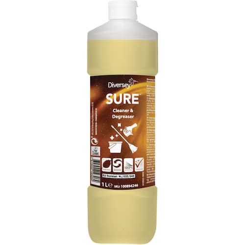 SURE® Grovrengöring, växtbaserad och 100 % nedbrytbar, 1 l
