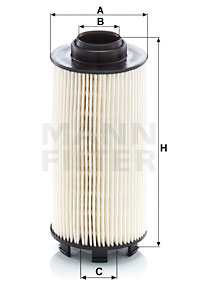 Bränslefilter MANN-FILTER PU 834/2 x