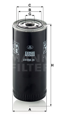 Oljefilter MANN-FILTER W 962/27
