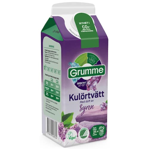 Grumme Tvättmedel Kulörtvätt Syren 750ml