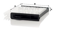 Kupéfilter MANN-FILTER CU 22 007