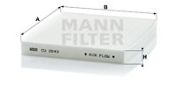 Kupéfilter MANN-FILTER CU 2043