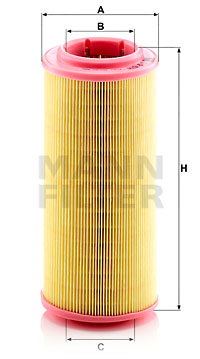 Luftfilter MANN-FILTER C 12 107/1