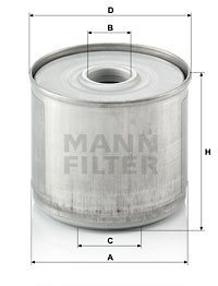 Bränslefilter MANN-FILTER P 917/1 x