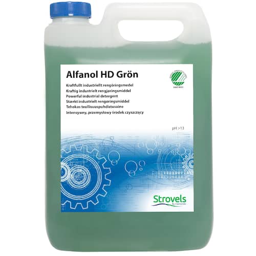 Strovels Såpa Alfanol HD Grön 5l