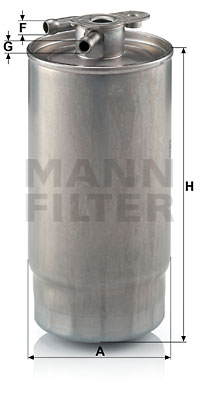Bränslefilter MANN-FILTER WK 841/1