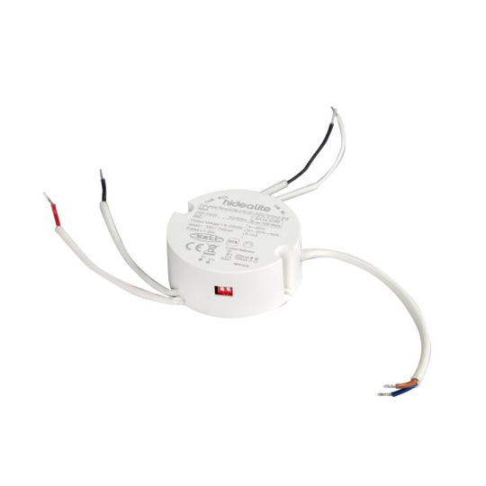 Hide-a-Lite Round Konverter Dali/Push, 350/700mA, 9W