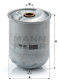 Oljefilter MANN-FILTER ZR 902 x