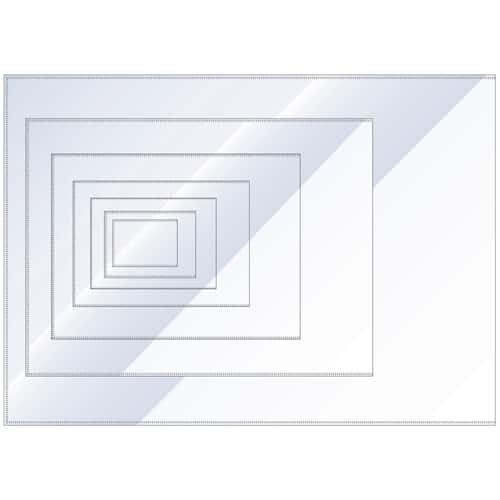 Plastfodral A7, polypropylen, genomskinlig
