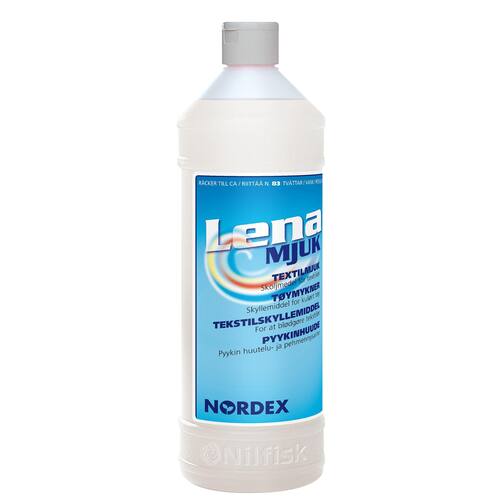 NORDEX Sköljmedel Lena Soft för professionellt bruk, flytande koncentrat, grön, fräsch, 1l