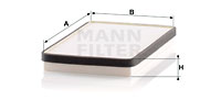 Kupéfilter MANN-FILTER CU 2650