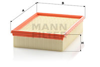 Luftfilter MANN-FILTER C 26 138/1 KIT