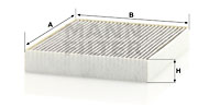 Kupéfilter MANN-FILTER CUK 28 009