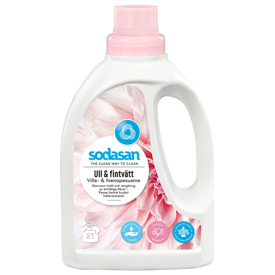 Sodasan Ull- & Fintvättmedel Magnolia, 750 ml