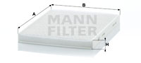 Kupéfilter MANN-FILTER CU 2436