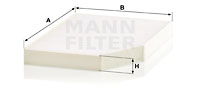 Kupéfilter MANN-FILTER CU 30 007
