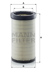 Sekundärluftfilter MANN-FILTER CF 22 160