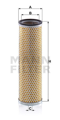 Sekundärluftfilter MANN-FILTER C 12 116/2