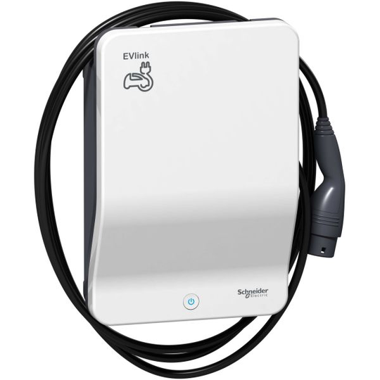 Schneider Electric EVB1A7PCKI Laddstation T2, 4.5 m 1-fas, 7W