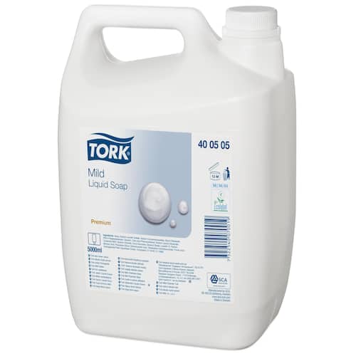Tork Premium mild tvål, flytande, dunk, 5l, gul