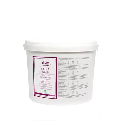 Liv Tvättmedel Ultra Wash Vittvätt 8KG