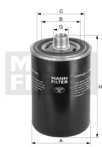 Hydraulikfilter, automatväxel MANN-FILTER WD 940/4