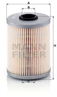 Bränslefilter MANN-FILTER P 733/1 x