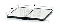 Kupéfilter MANN-FILTER CU 2012