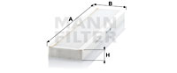 Kupéfilter MANN-FILTER CU 4624
