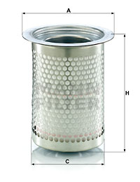 Filter, tryckluft MANN-FILTER LE 9010 x