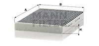 Kupéfilter MANN-FILTER CUK 31 001