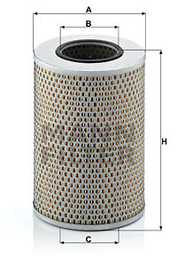 Filter, drifthydraulik MANN-FILTER H 1290/1