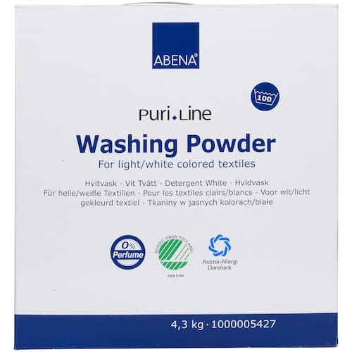Puri-Line Tvättmedel Pure-Line vit oparfymerad 4,3kg